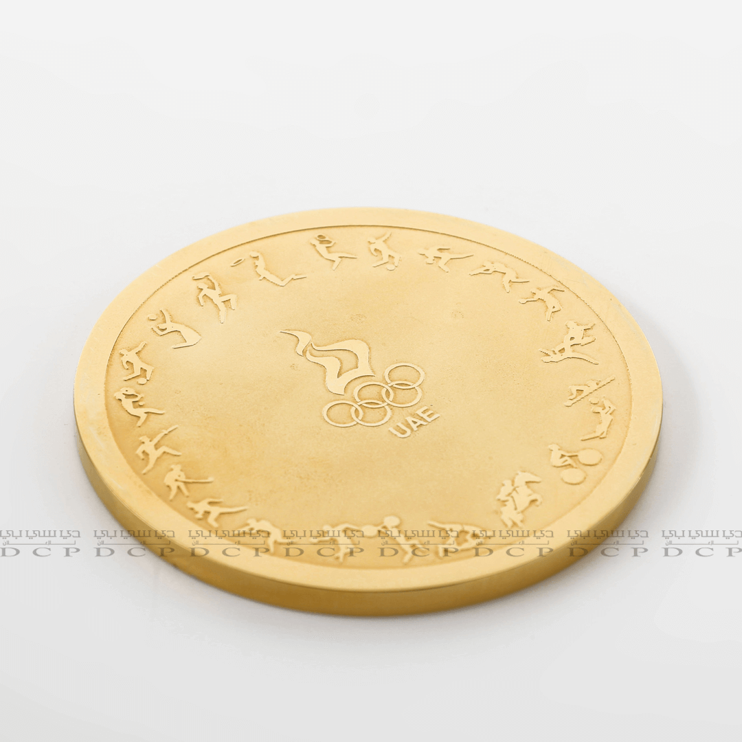 Premium Gold-Plated Coin with Timeless Elegance